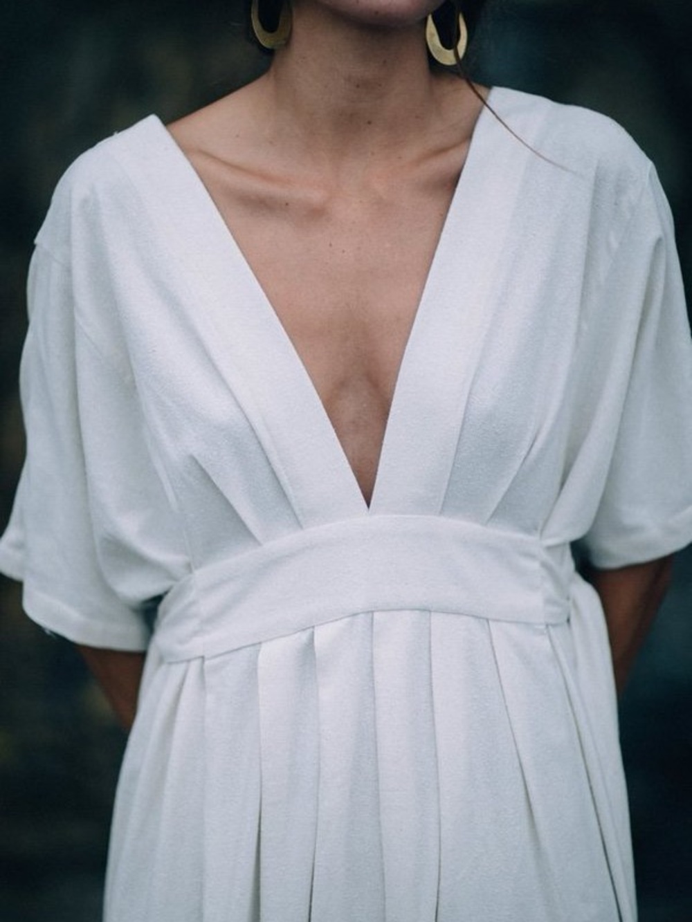 OZMA Cala Natural Silk Jumpsuit. Size S. - Picture 4 of 6